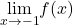 \underset{x\to -1}{\lim}f(x)