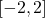 \left[-2,2\right]