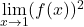 \underset{x\to 1}{\lim}(f(x))^2