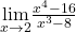 \underset{x\to 2}{\lim}\frac{x^4-16}{x^3-8}