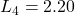 {L}_{4}=2.20