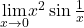 \underset{x\to 0}{\lim}x^2 \sin \frac{1}{x}