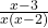 \frac{x-3}{x(x-2)}