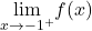 \underset{x\to -1^+}{\lim}f(x)