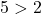 5 \symbol{"3E} 2