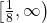 \left[\frac{1}{8},\infty\right)