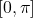 [0,\pi]