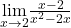 \underset{x\to 2}{\lim}\frac{x-2}{x^2-2x}