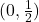 (0,\frac{1}{2})