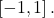 \left[-1,1\right].