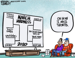 March Madness Political Cartoon