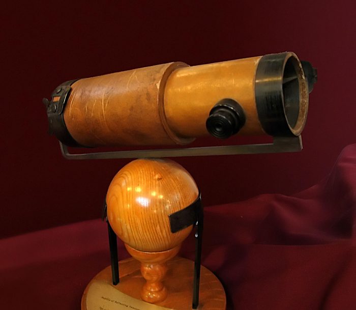 "Newton's Telescope Replica"